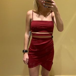 Maroon dress